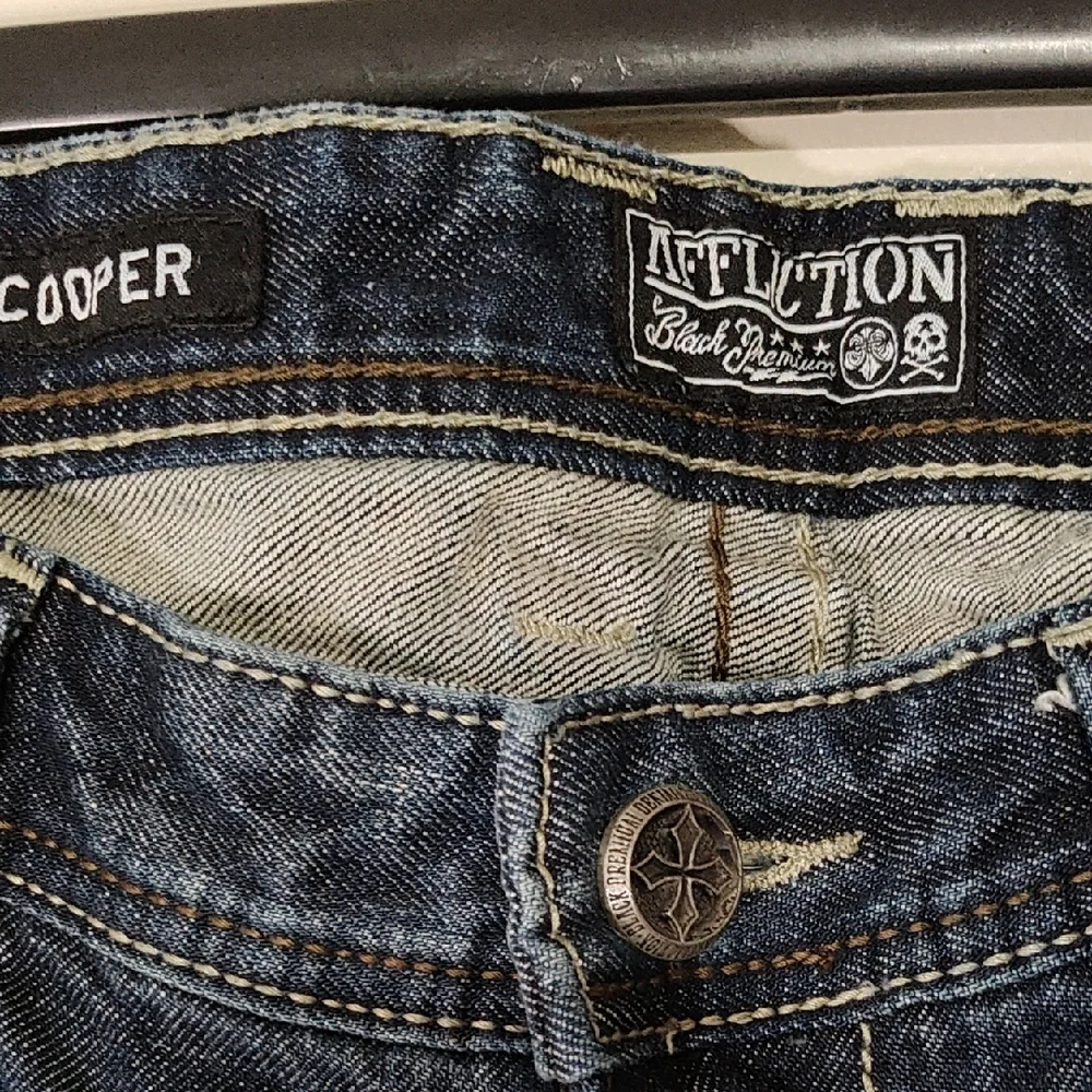 Affliction black premium COOPER men’s Jeans size 34